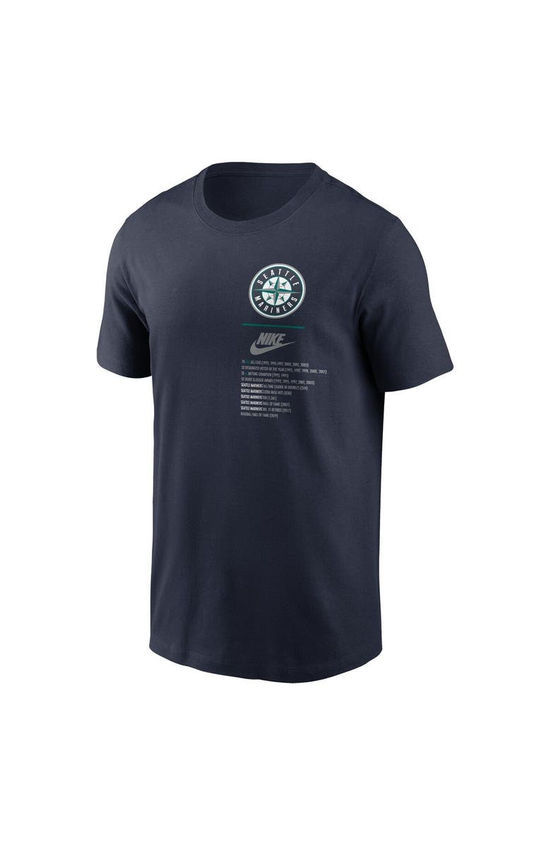 Nike Men's Nike Edgar Martinez Navy Seattle Mariners Team Legends Name & Number T-Shirt, Alternate, color,