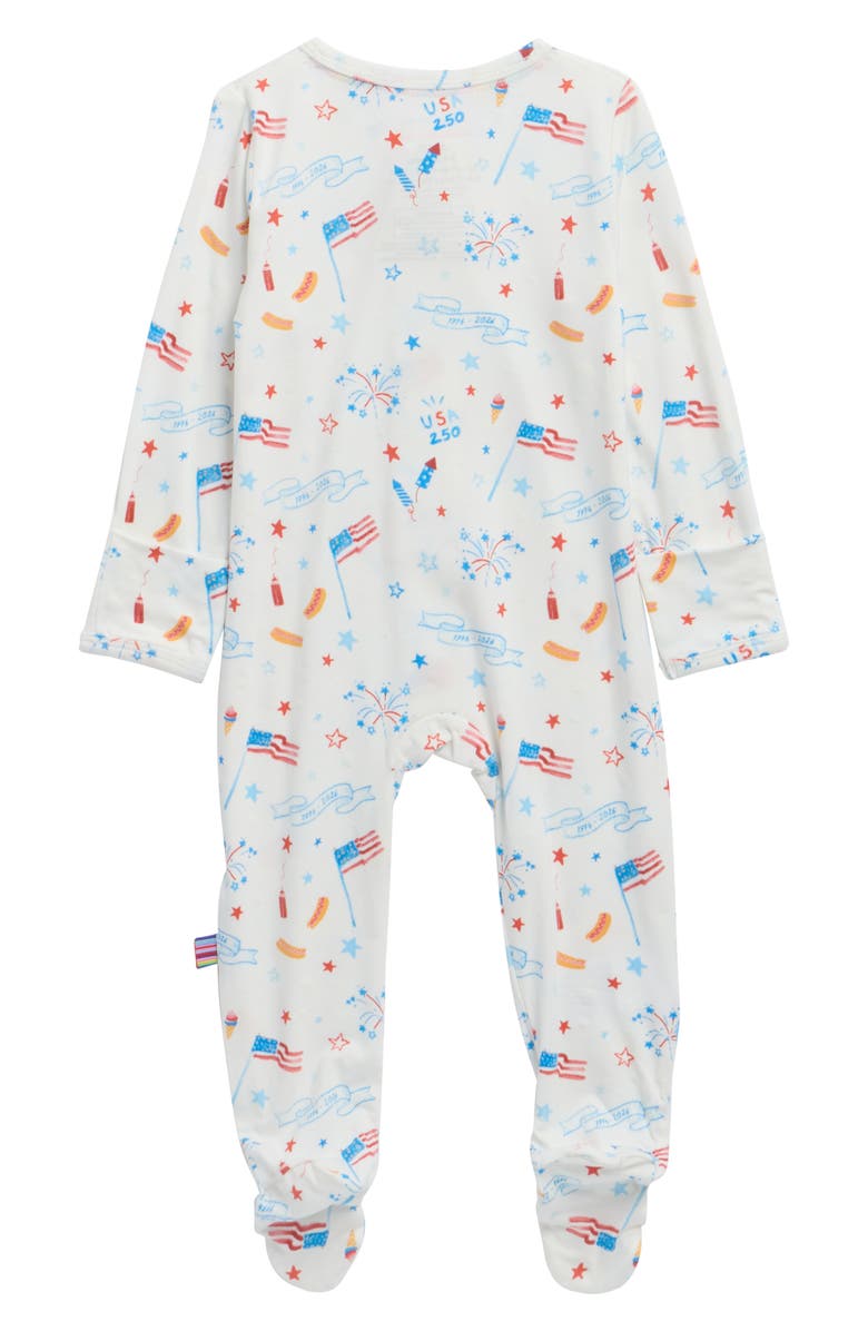 Magnetic Me USA 250 Ruffle Magnetic Footie, Alternate, color, Usa 250