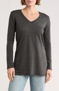 GO COUTURE V-Neck Tunic Sweater