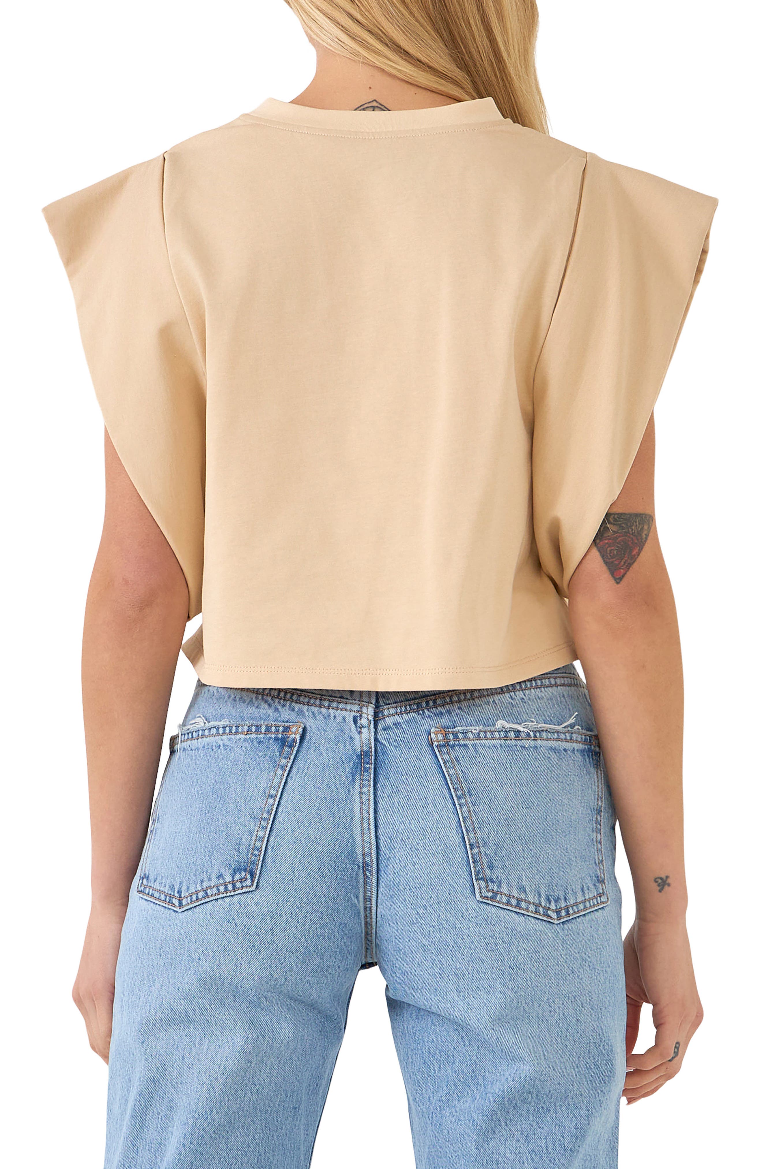 Endless Rose Drop Shoulder Crop Top (Women) | Nordstromrack