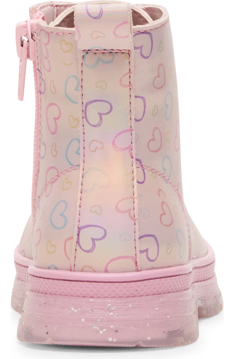 Steve Madden Kids' Tzeta Lace-Up Bootie, Alternate, color, Pink