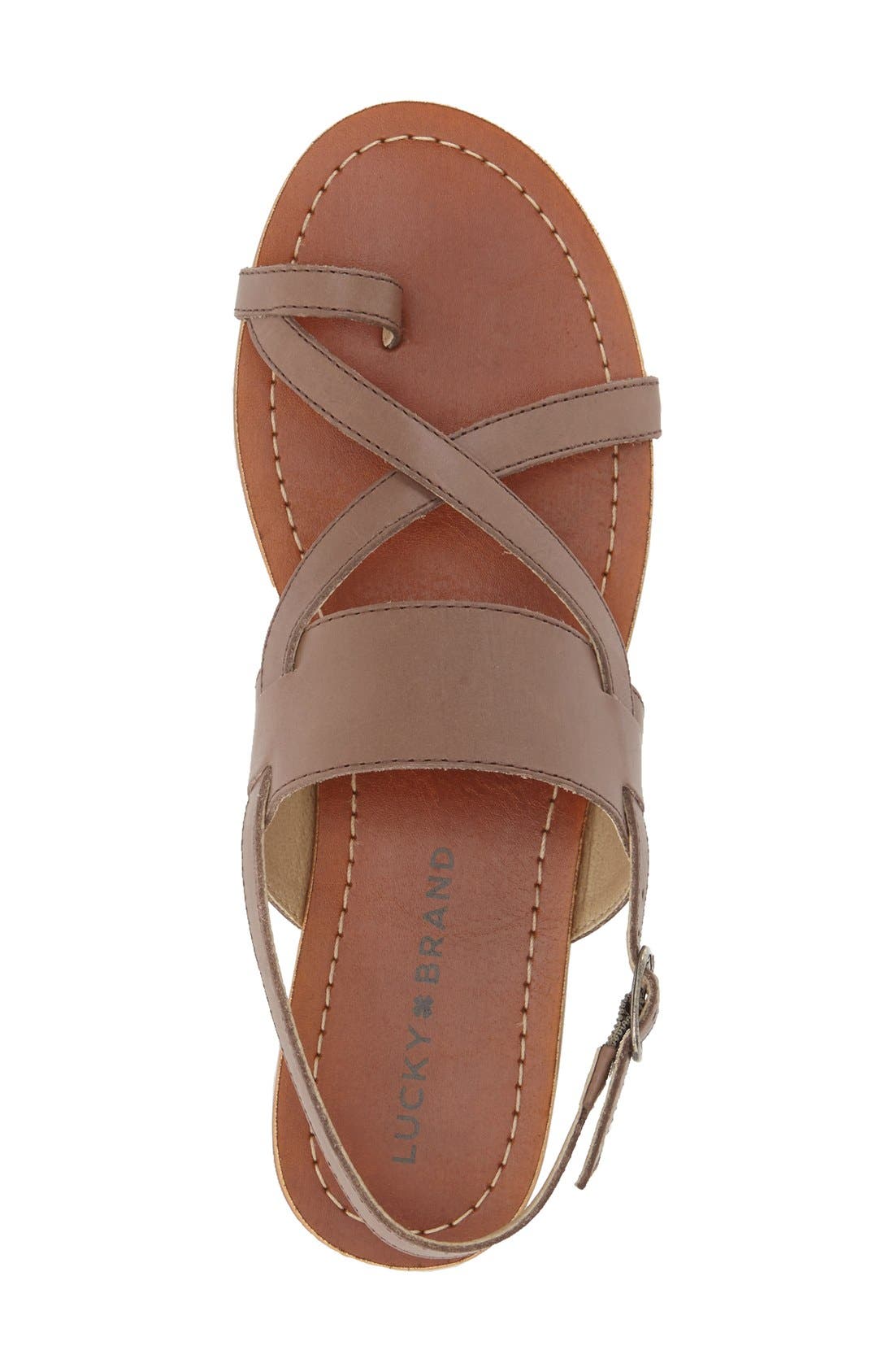'Ellsona' Slingback Sandal, Alternate, color, GREY