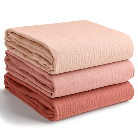 Muslin Swaddle Blankets Pack of 3