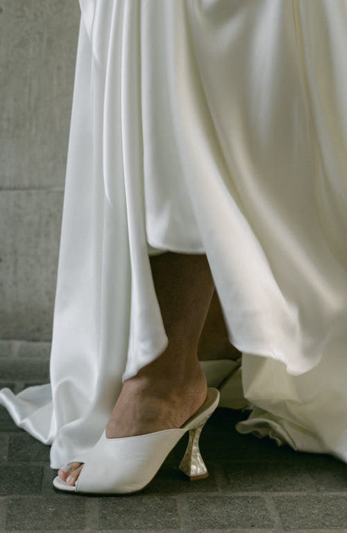 Freya Rose Mimi Pearl Heel Sandal In Ivory