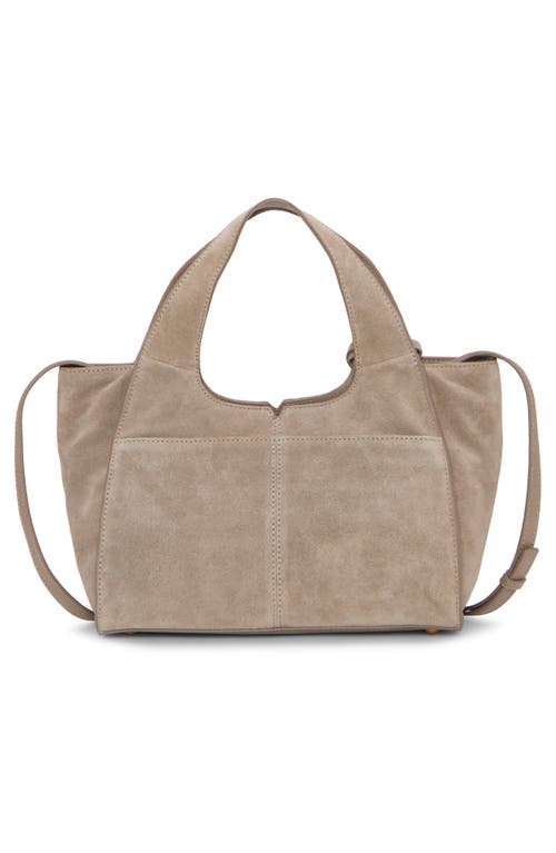 Vince Camuto Aleah Suede Tote In Neutral