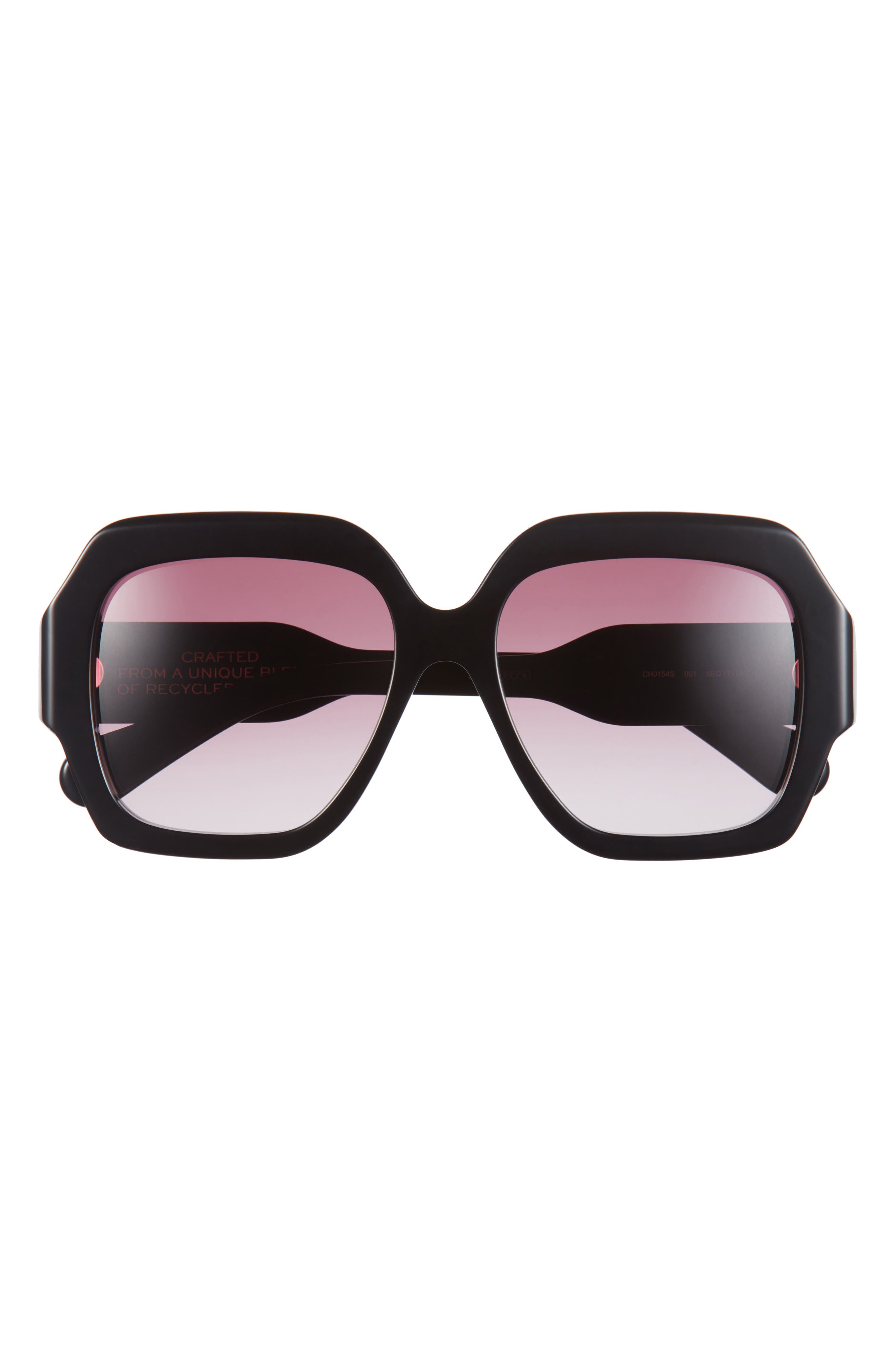 Chloé 56mm Rectangular Sunglasses