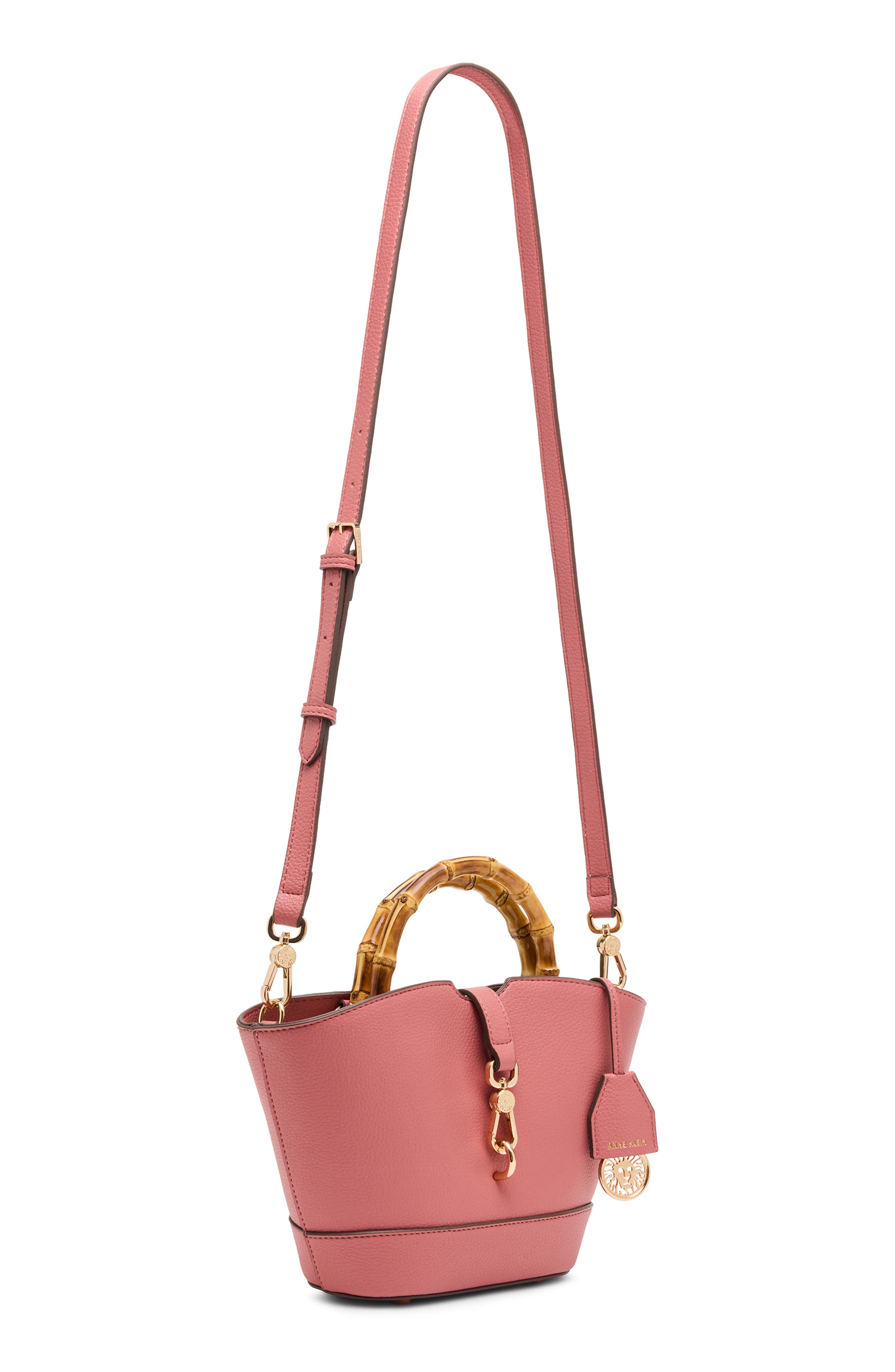 Rounded Mini Tote, Alternate, color, BLOSSOM/ ROSE