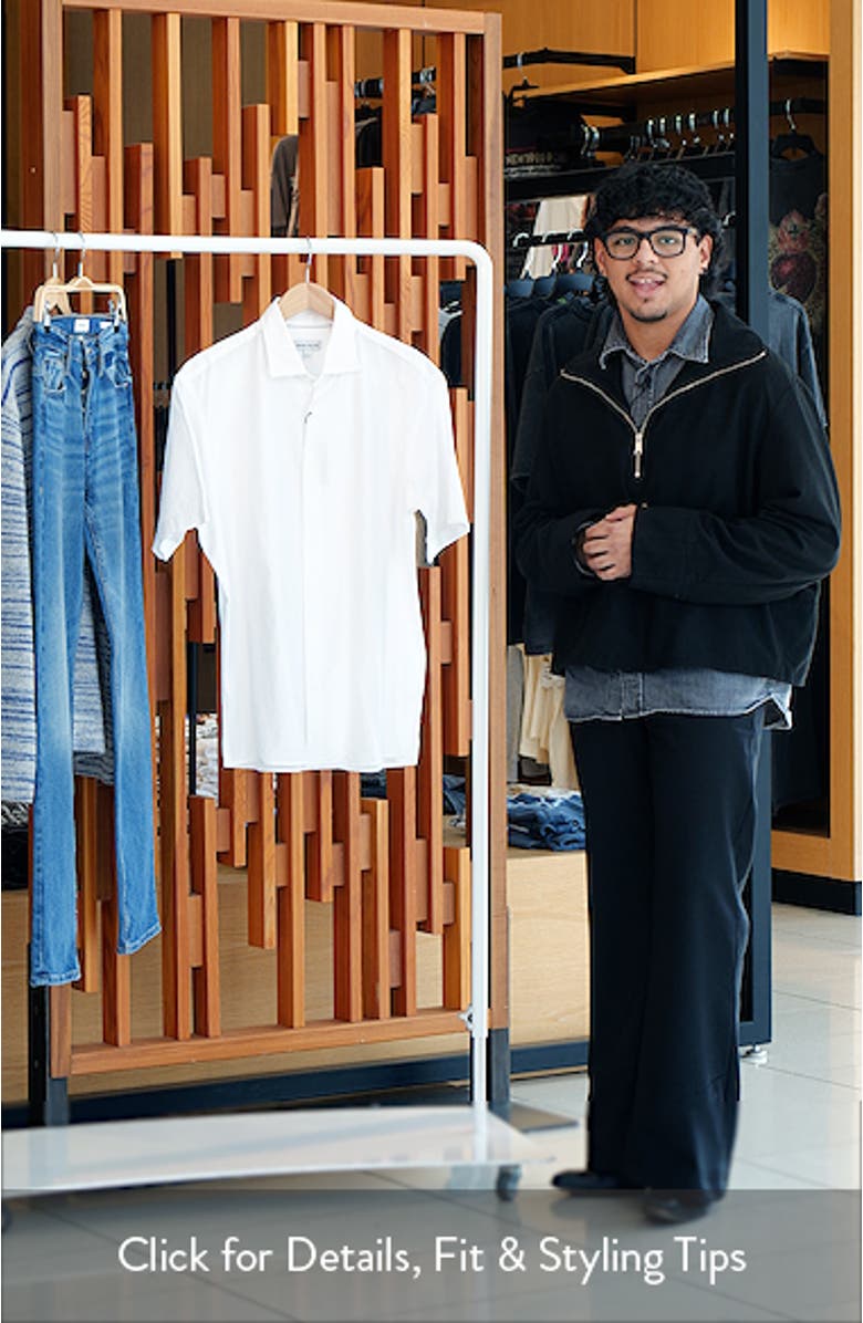 Seaward Short Sleeve Cotton Blend Seersucker Button-Up Shirt, sales video thumbnail