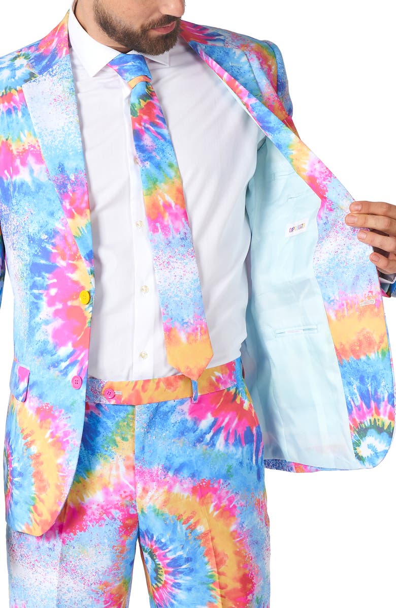 OppoSuits Mr. Tie Dye 3-Piece Tuxedo Set, Alternate, color, Multi