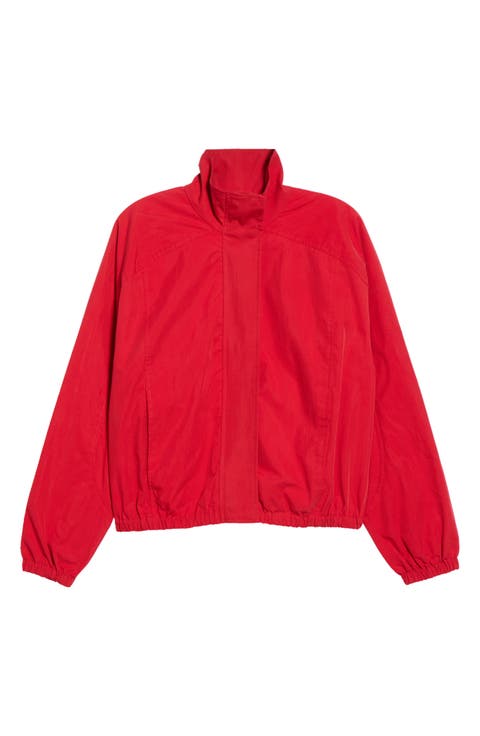 Cotton Blend Track Jacket