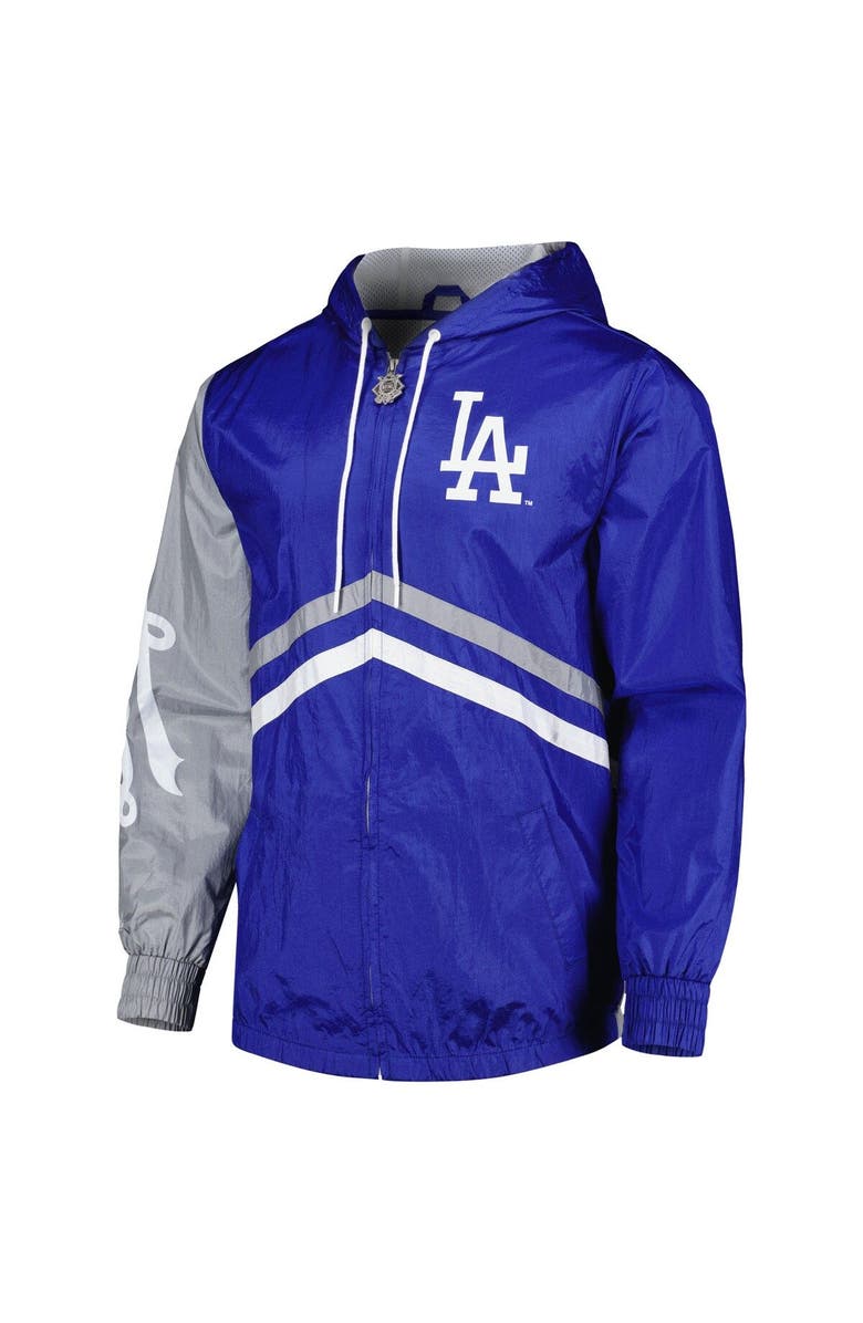 Mitchell & Ness Men's Mitchell & Ness  Royal Los Angeles Dodgers Undeniable Full-Zip Hoodie Windbreaker Jacket, Alternate, color, 