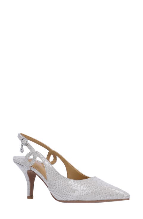 Tindra Pointed Toe Slingback Pump (Women)