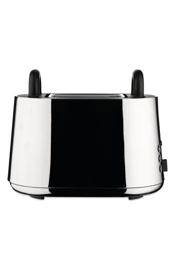ALESSI Toru Toaster in Polished Stainless Steel-Black at Nordstrom Rack