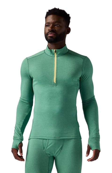 Pines Micrrid Ultra-Lt Baselayer 1/4-Zip Top - Men's
