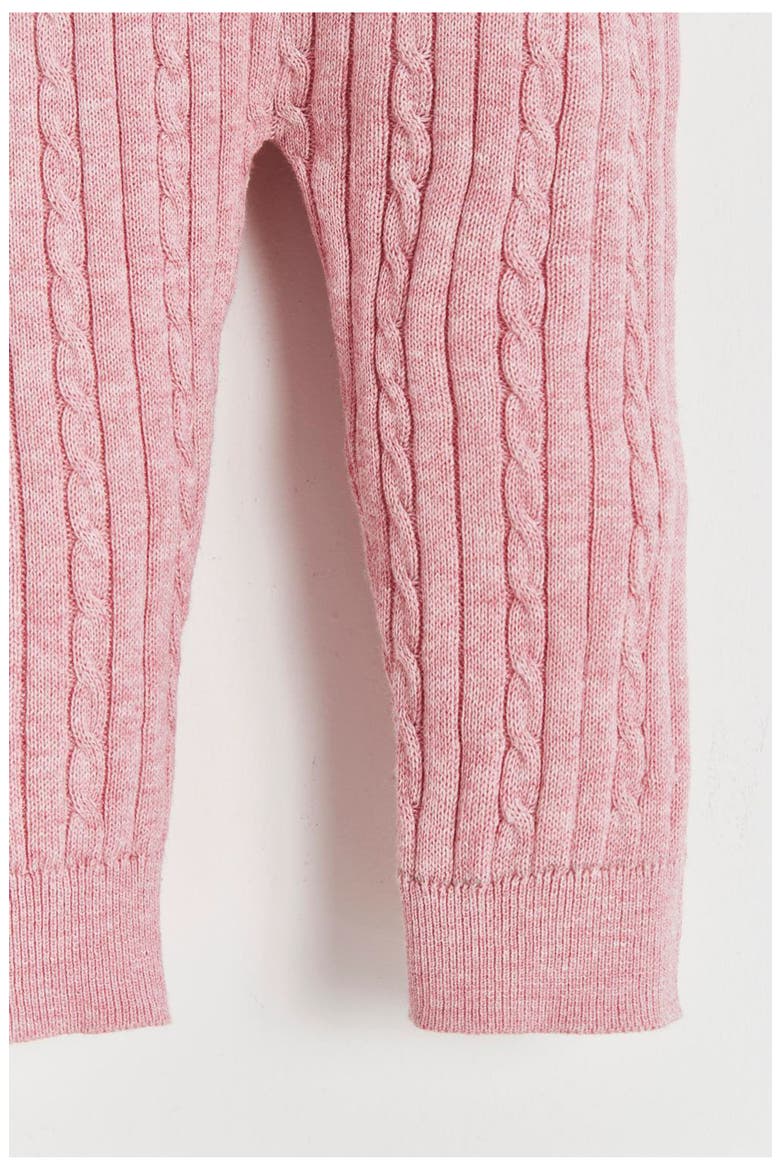 Premium Cotton Knit Leggings For Infant, Alternate, color, Pink