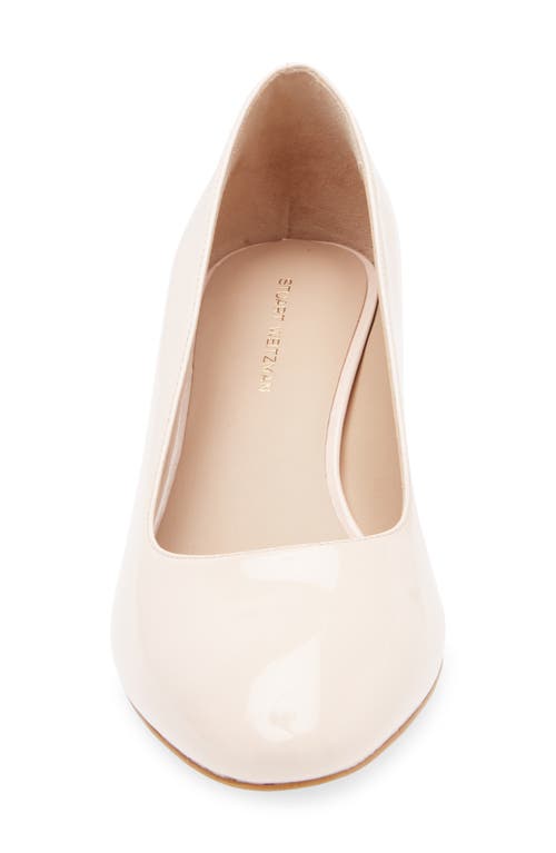 Stuart Weitzman Bridget Block Pump In Rosewater