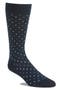 Needham Dot Pattern Tall Cotton Blend Dress Socks