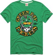 Homage Men's Homage Green Green Bay Packers NFL x Grateful Dead Tri-Blend T-Shirt