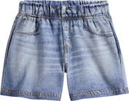 Vintage Havana Kids' Faux Denim Sweatpant Shorts