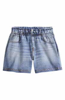 Kids' Faux Denim Sweatpant Shorts