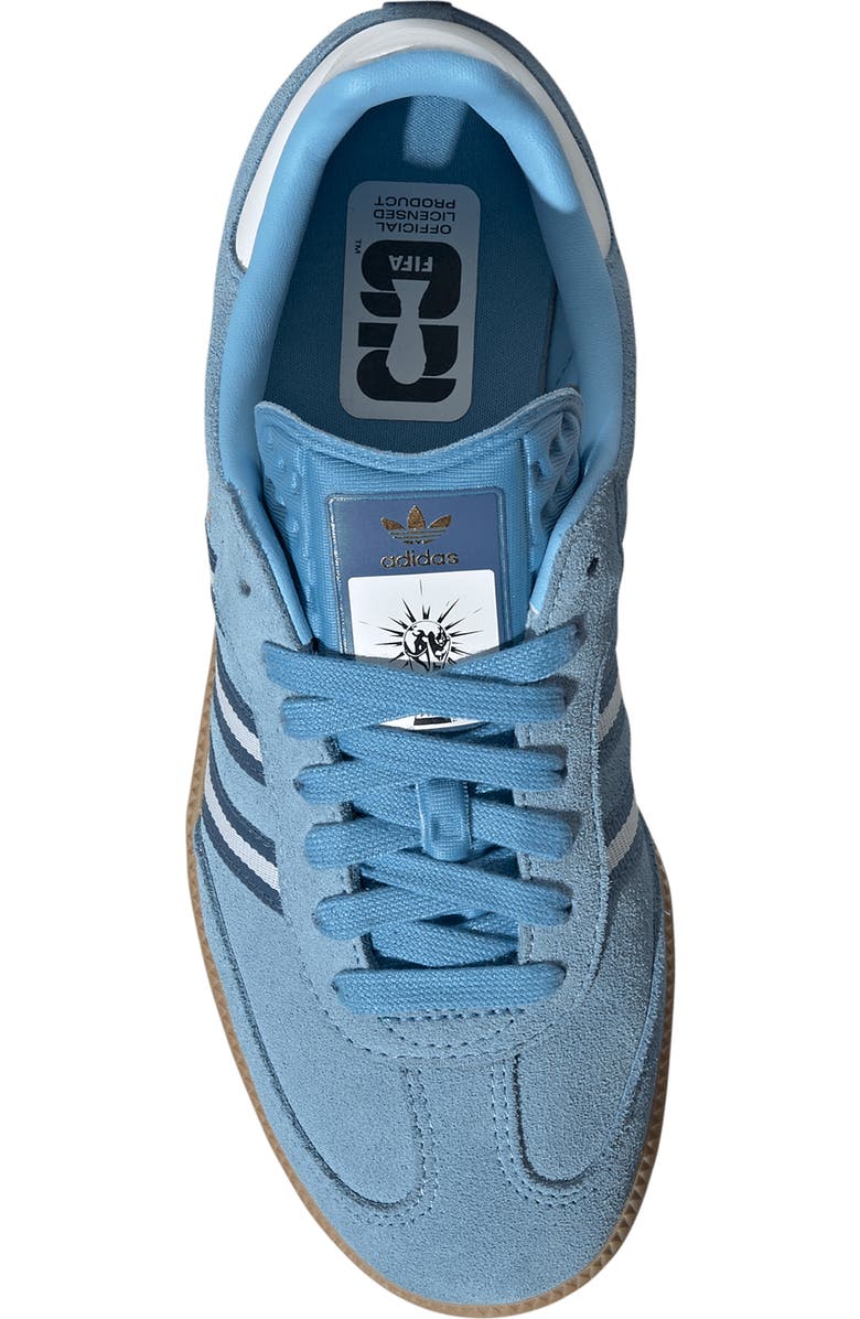 adidas Kids
x FIFA Samba OG Sneaker, Alternate, color, Light Blue/ Blue/ White