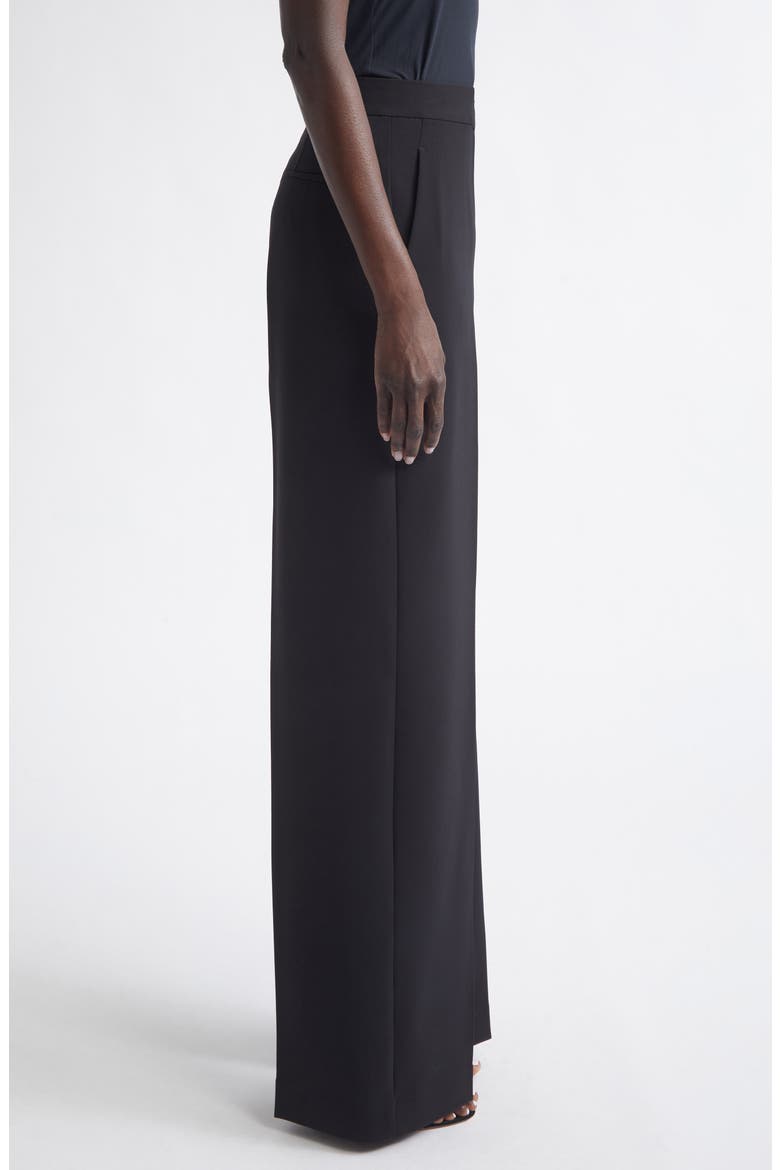 Maddie Stretch Wide Leg Pants, Alternate, color, BLACK