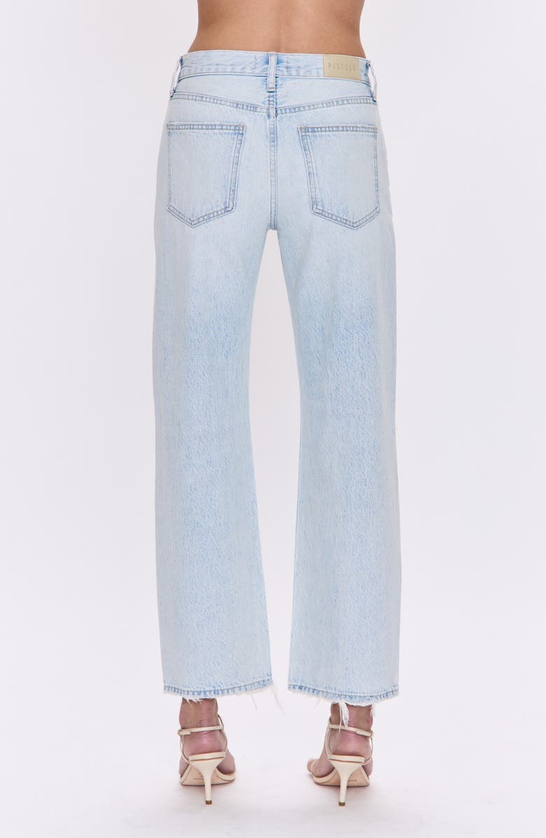 Lana Raw Hem High Waist Crop Wide Leg Jeans