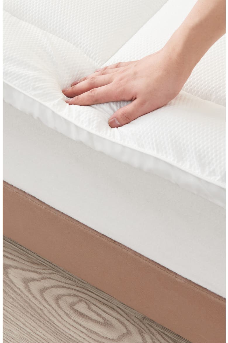 Down Alternative Mattress Topper, Alternate, color, WHITE