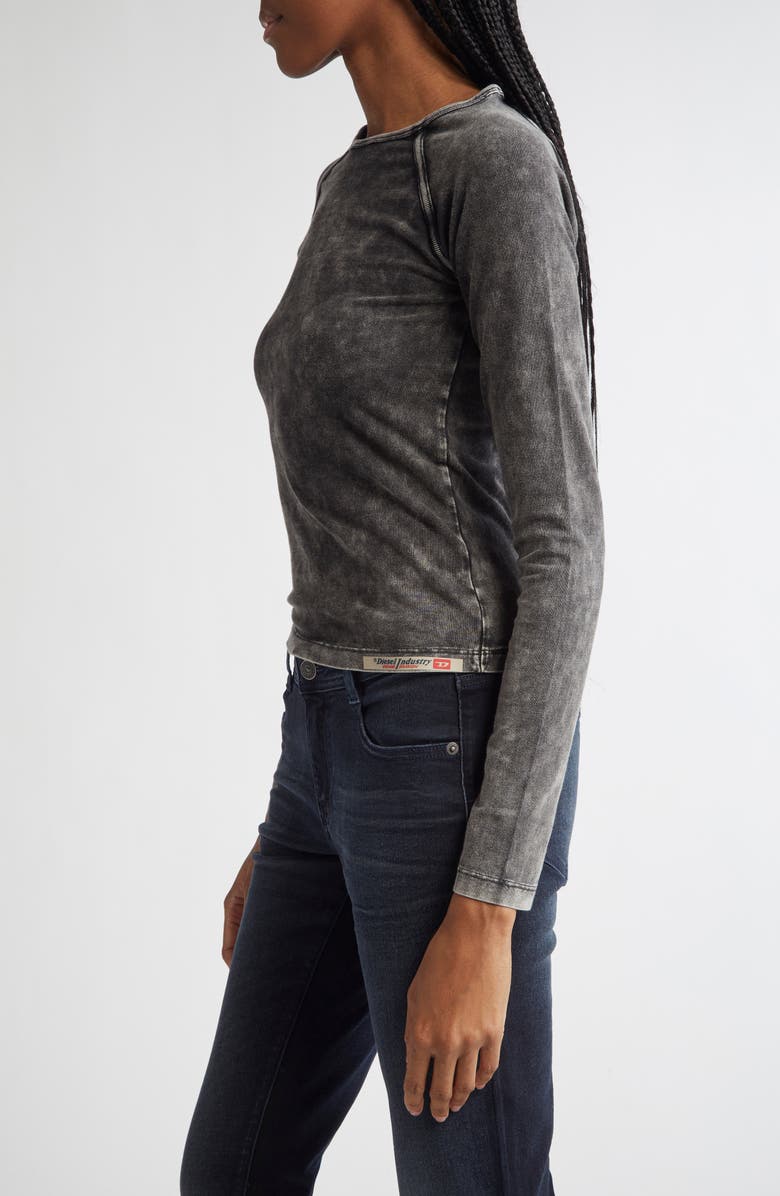 DIESEL<sup>®</sup> Anna Acid Wash Raglan T-Shirt, Alternate, color, 