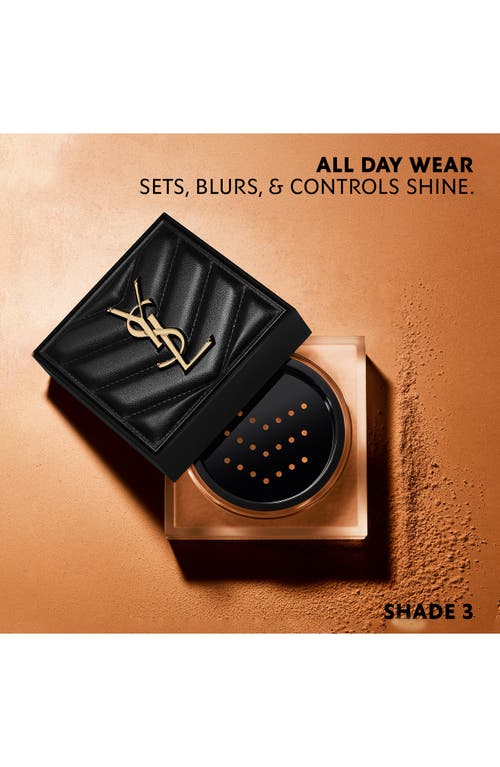 Saint Laurent Yves All Hours Hyper Blur Soft-focus Loose Powder In 03 Medium To Deep