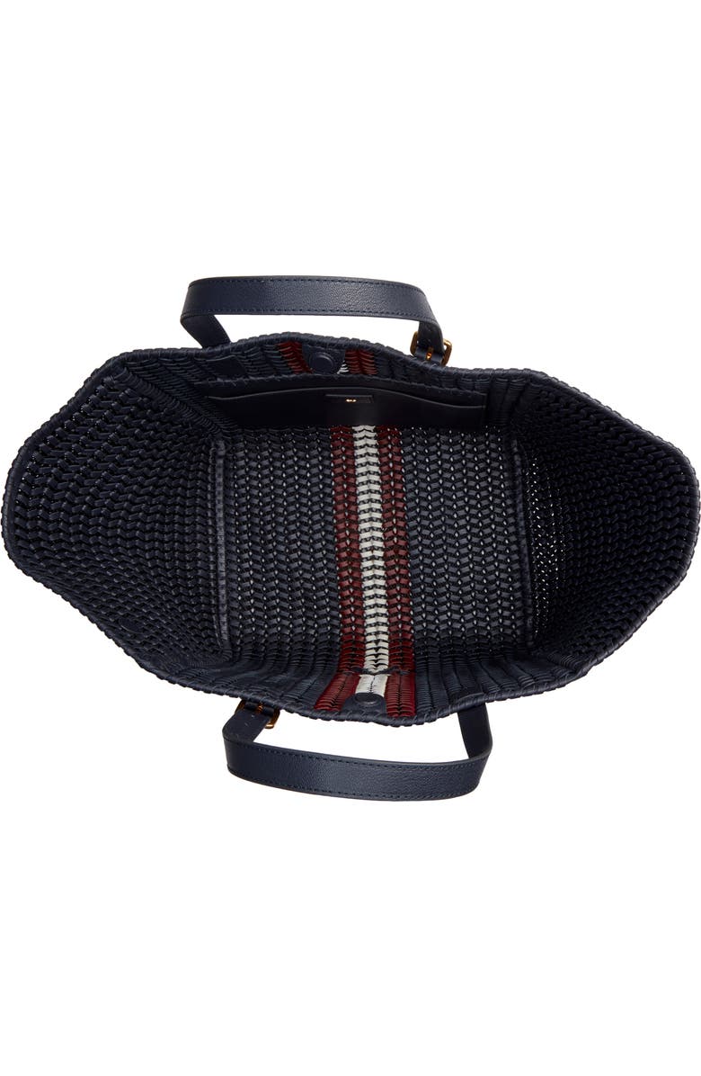 Anya Hindmarch Neeson Square Woven Leather Tote, Alternate, color,