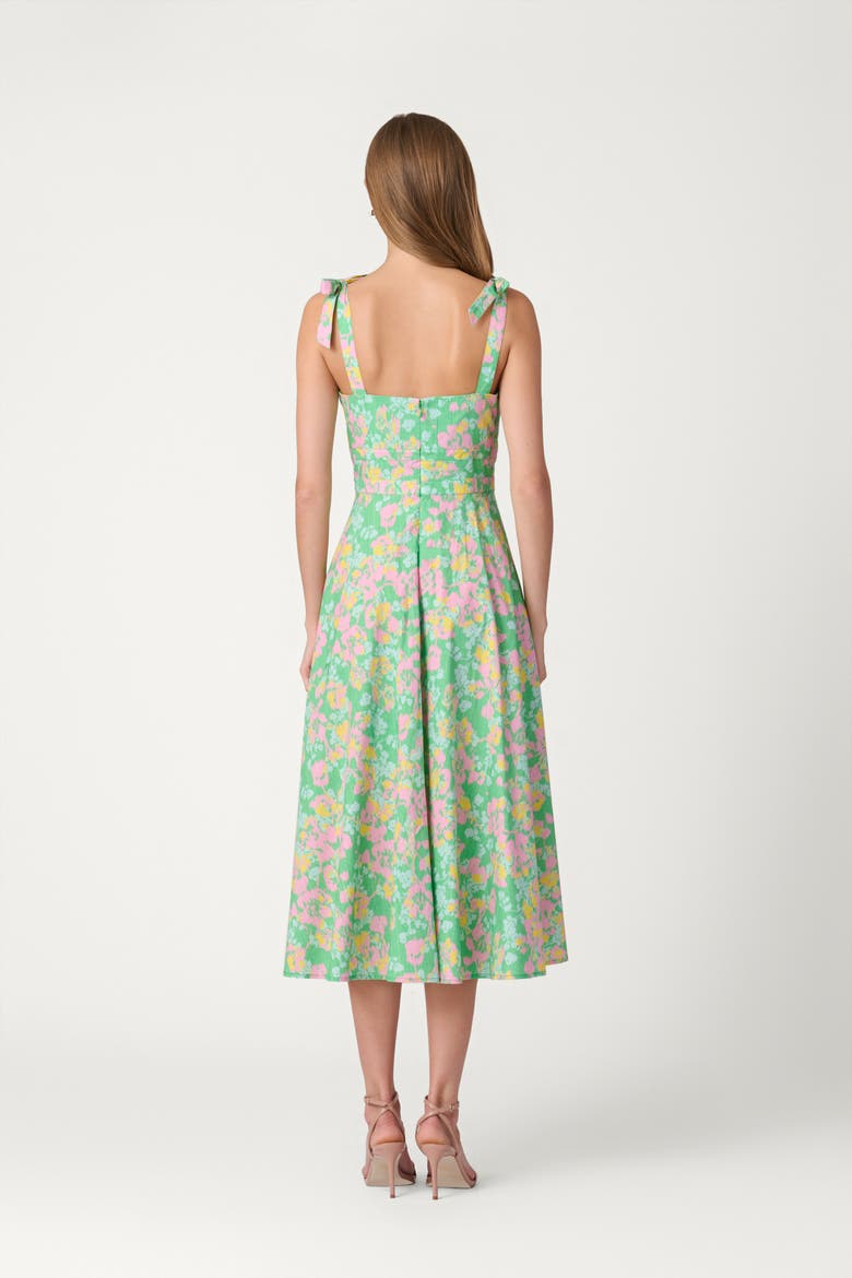 Bayberry Floral Majorelle Dress, Alternate, color, Bright Mint