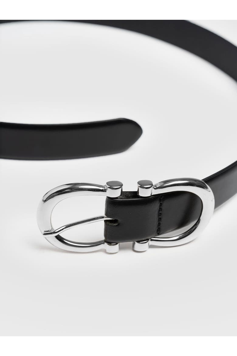 Chelsea Belt, Alternate, color, Black/Silver
