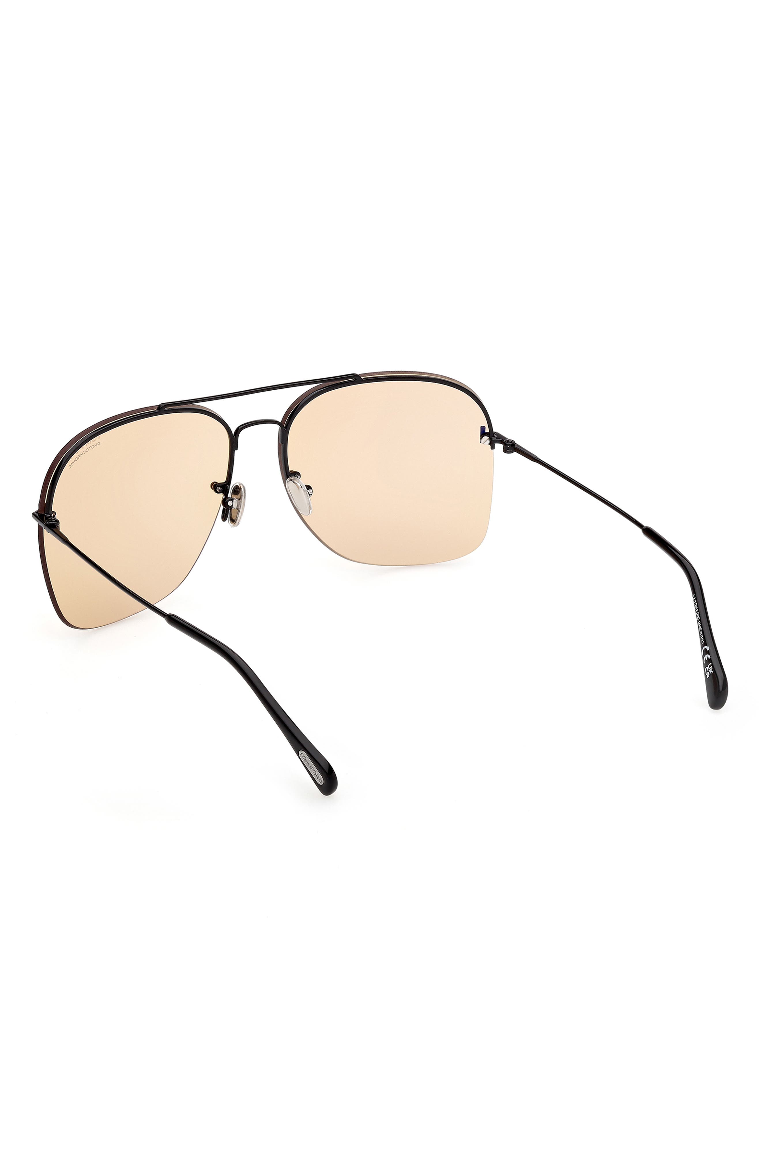Mackenzie 64mm Oversize Pilot Sunglasses (Men) | Nordstrom
