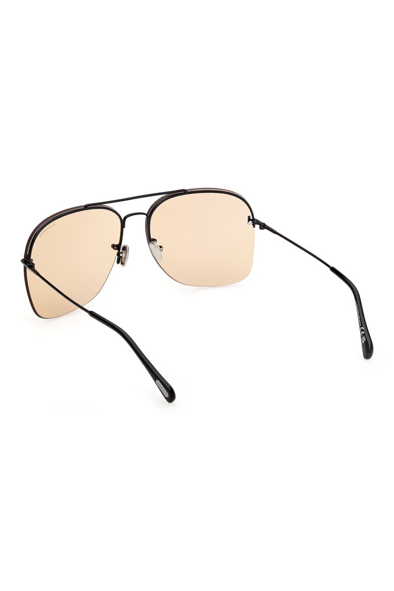 Mackenzie 64mm Oversize Pilot Sunglasses (Men) | Nordstrom