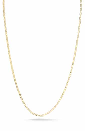 Sterling Silver Mixed Chain Necklace