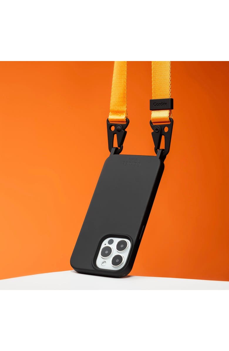 Cordée Cases Carabiner Phone Strap, Alternate, color, Orange