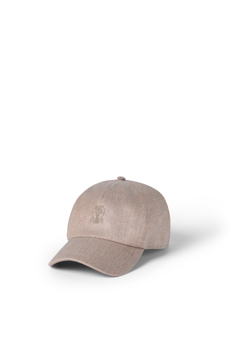 Brunello Cucinelli Baseball cap with logo, Main, color, Beige