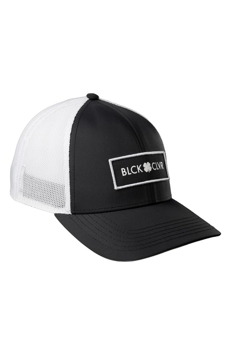 Black Clover Logo Patch Baseball Cap, Alternate, color,