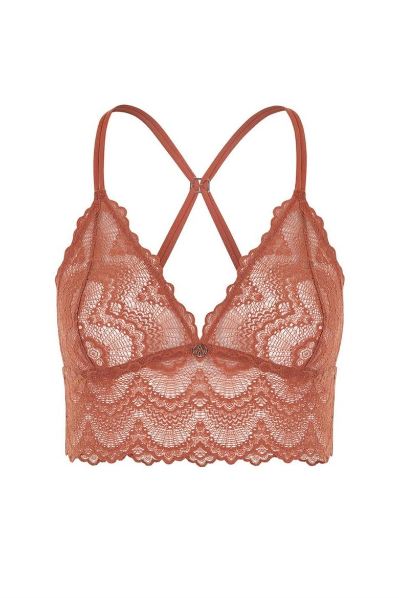 Flame Bralette, Main, color, Cinnamon