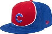 New Era Men's New Era Royal/Red Chicago Cubs Retro Split Corduroy Snapback Hat