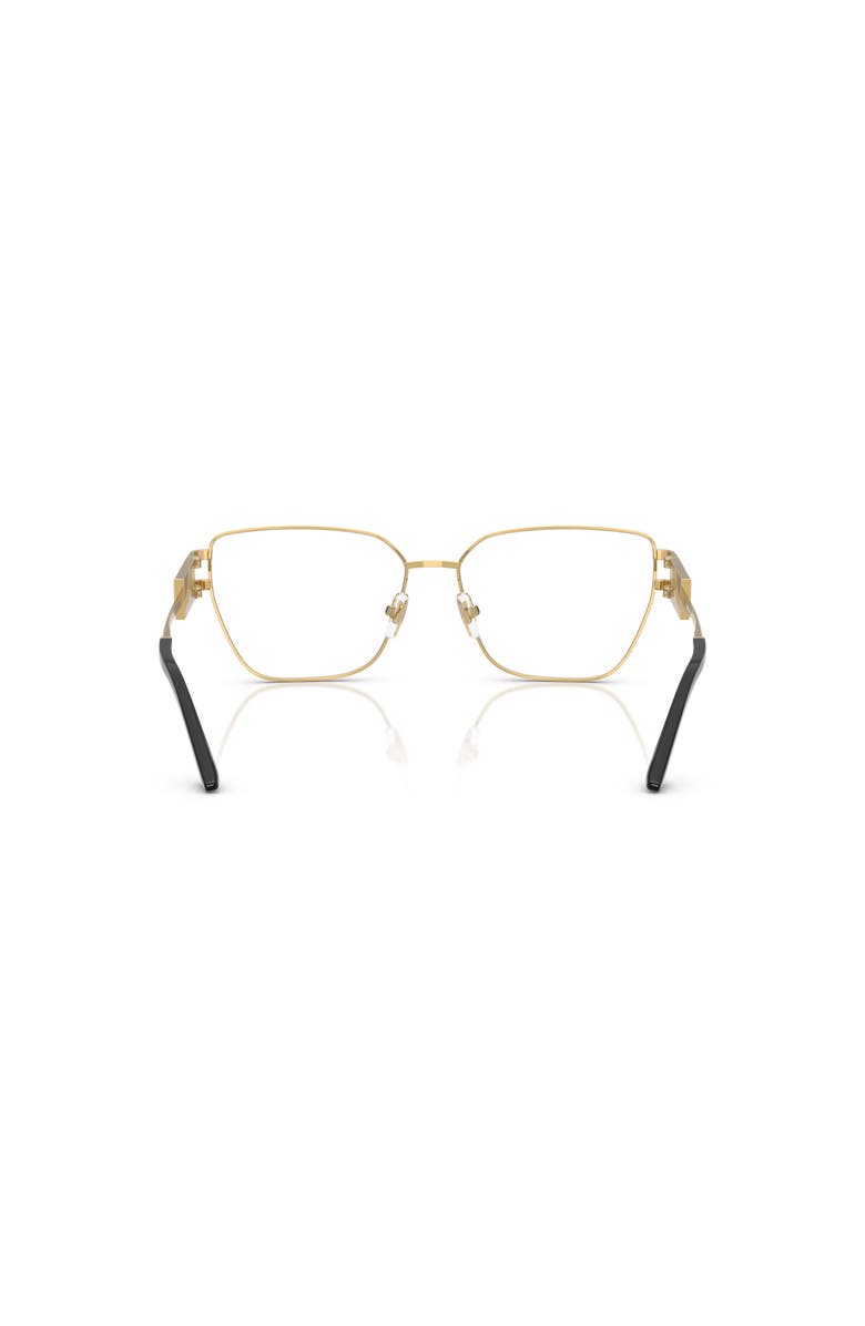 Versace 55mm Cat Eye optical glasses, Alternate, color, Gold