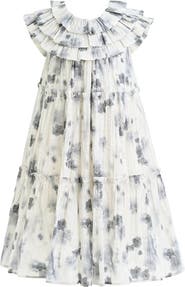 Tulleen Floral Short Sleeve Dress