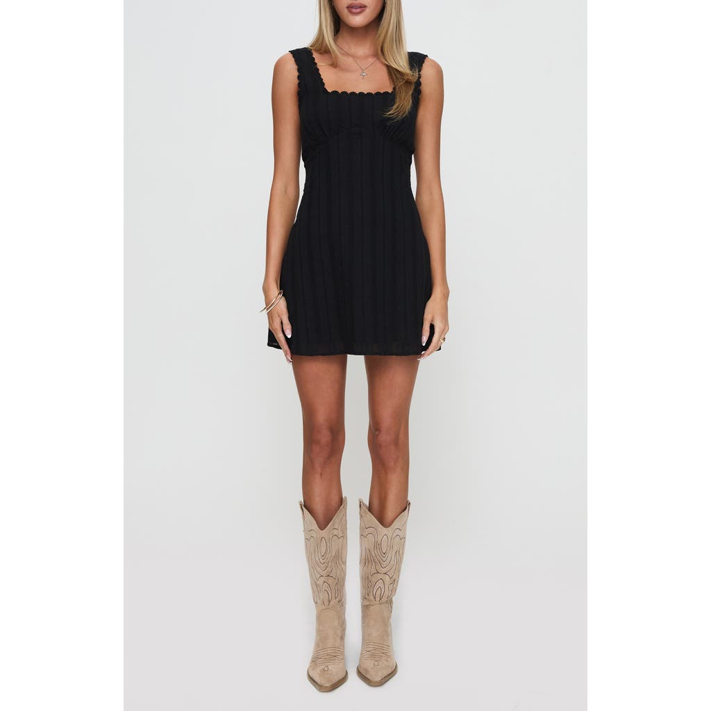Princess Polly De Santis Mini Dress In Black