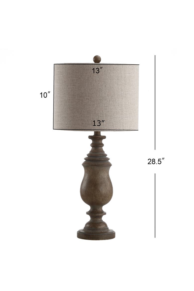 Abeline Resin LED Table Lamp, Alternate, color, Brown