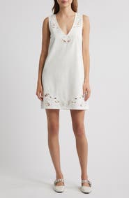 rag & bone Belle Eyelet Sleeveless Minidress