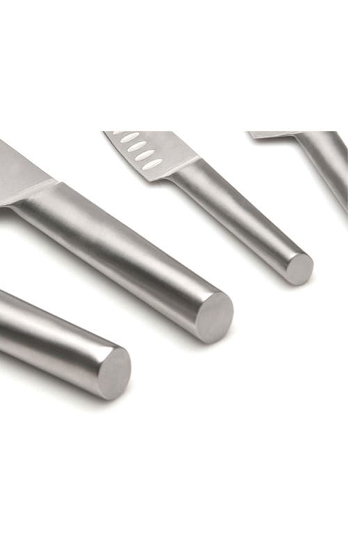 Berghoff Santoku 5-piece Knife & Sharpener Set In Silver