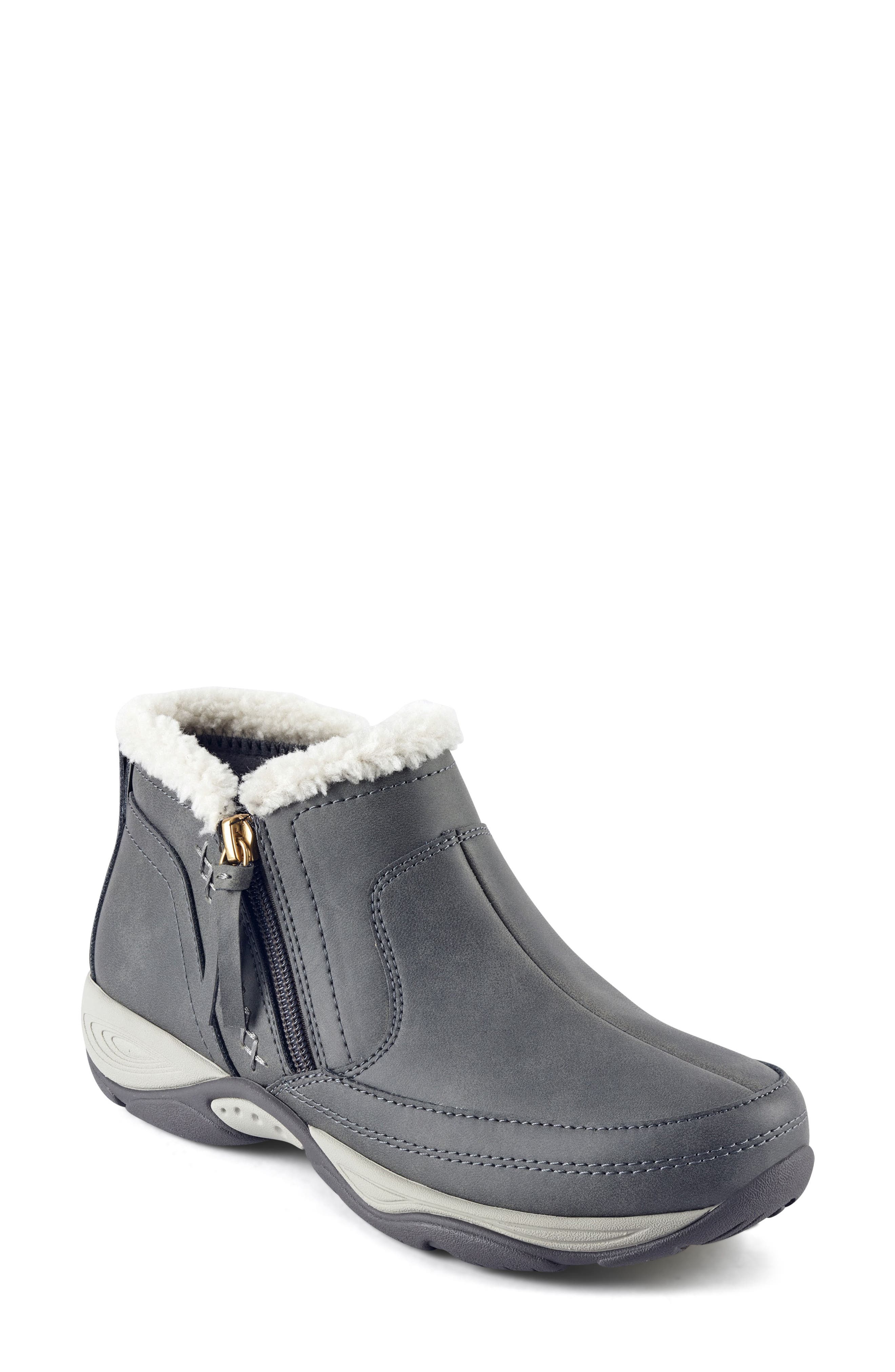 Easy Spirit Epic Water Resistant Ankle Boot, Main, color, Dark Grey