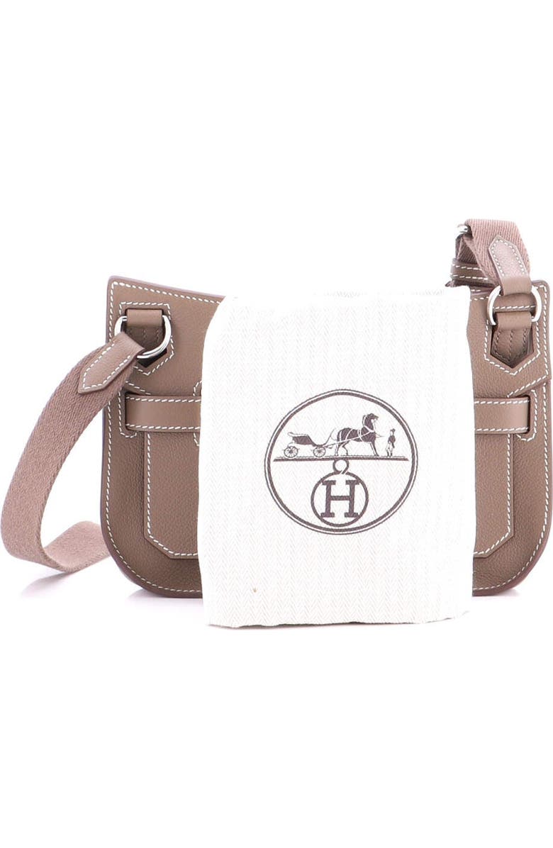 Pre-Owned Hermes Jypsiere Bag Evercolor Mini, Alternate, color, Etoupe