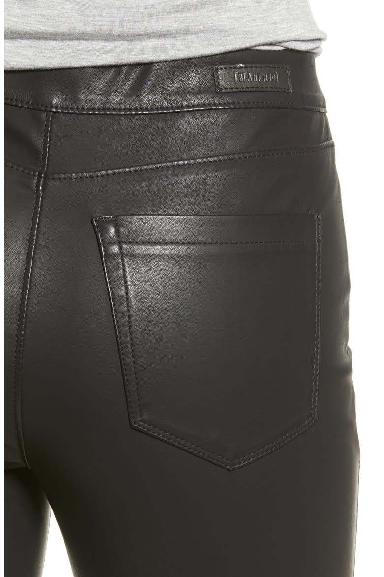 Faux Leather Biker Shorts, Alternate, color, DEJA BOO